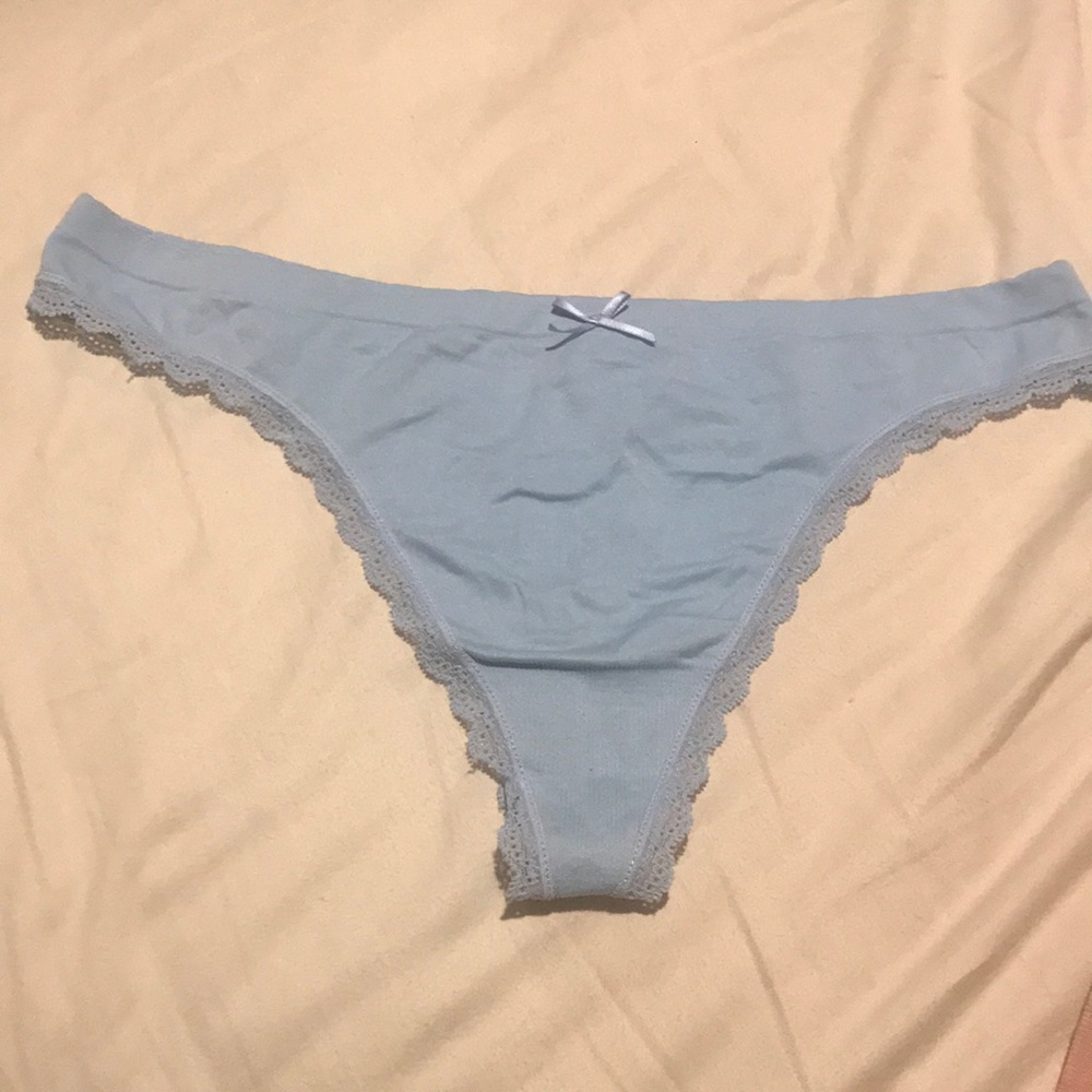 VS baby blue thong